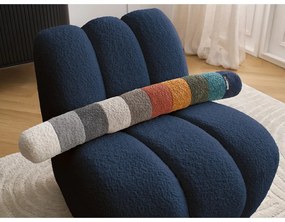 Sötétkék buklé fotel Janissaire – Bobochic Paris