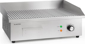 Klarstein Grillmeile 3000R, elektromos grill, 3000 W, grill lap, 54,5 x 35 cm, bordás