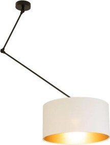 LED állítható csillár rúddal GORTA 1xE27/60W/230V fehér/arany
