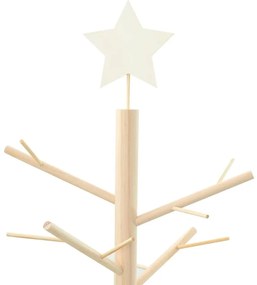 Fából készült Karácsonyfa Természetes 75 cm Tömör fenyőfa