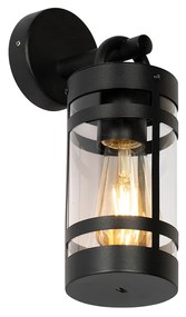 Ipari kültéri fali lámpa fekete IP44 - Ruben