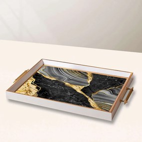 Üveg tálca, 38×24 cm – TPB10010