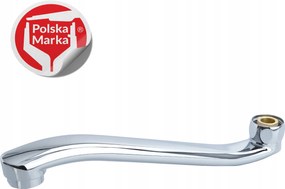 Mosdó csaptelep kifolyócső hullám 30 cm szín Króm csatlakozó 3/4" Sotbe