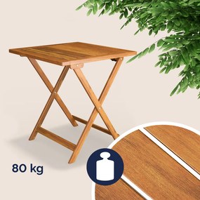 VITEK erkély bútor, 1+2, természetes barna Casaria
