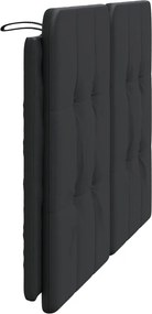 fekete műbőr fejtámla párna Zadar 140 cm