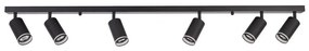 PIPE spotlámpa 6xGU10/10W/230V fekete