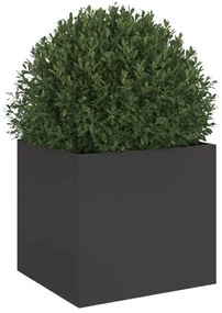 vidaXL fekete acél növénytartó 32 x 30 x 29 cm