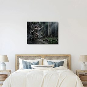 Kép - erdei tündér (üvegen) (70x50 cm)
