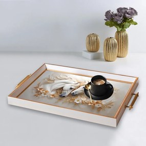 Üveg tálca, 38×24 cm – TPB9804
