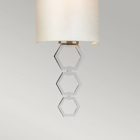 Elstead Lighting Clark CLARK-SMALL-PC Fali lámpa 1x60W/E27