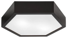 Mennyezeti lámpa HEX 2xE27/60W/230V átm. 43 cm fenyő wenge