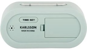Karlsson KA5753LB digitális asztalióra/ébresztőóra, lágy kék