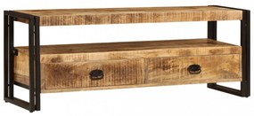 tömör mangófa TV-szekrény 120 x 35 x 45 cm