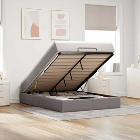 Oszmán ágykeret matraccal tópszín 140x190cm szövet