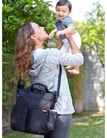 Skip Hop DUO SIGNATURE pelenkázó táska babakocsihoz, fekete