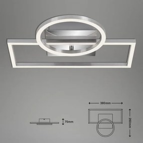 Briloner - Frames LED 19W 230V dimmelhető mennyezeti lámpa
