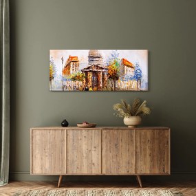 Kép - Festett városi emlékmű (120x50 cm)