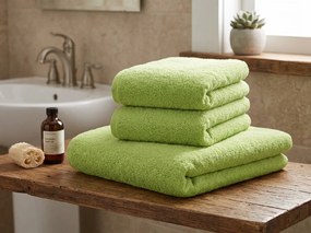 Fürdőlepedő NORIELLE 70x140 cm zöld, 100% pamut