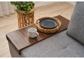 Egyszemélyes kanapéágy- Perenna Linen Balos - Szürke