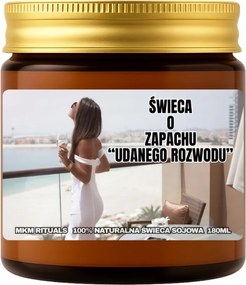 Szója illatgyertya 180 ml A sikeres válás illata