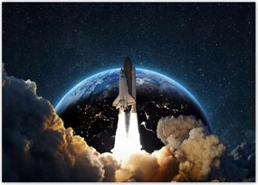 Poszterek 70x50 Rakéta indítás az űrbe