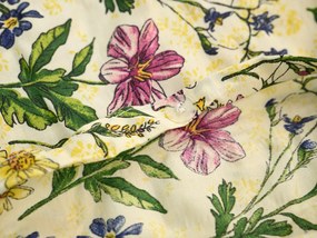 Krepp ágyneműhuzat HERBELLE színes Ágyneműhuzat mérete: 70 x 90 cm | 140 x 200 cm