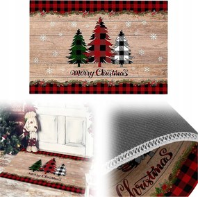 Lábtörlő Karácsonyi Ajtó Alábú Beltéri Dekorációs Szőnyeg 40X60CM