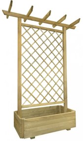 fa virágtartó pergola 162 x 56 x 204 cm