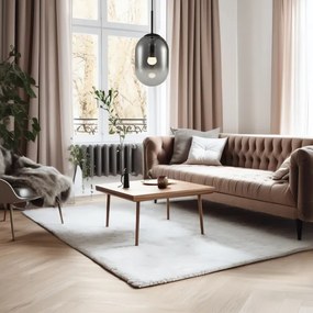 Csillár zsinóron ALIAS 1xE14/40W/230V átm. 24 cm fekete/szürke