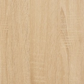 sonoma tölgy színű ruhafogas cipőpolccal 100x40x184 cm