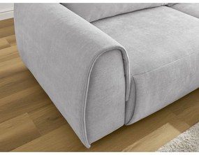 Világosszürke sarokkanapé Aden – Bobochic Paris