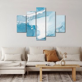 Kép - Kék dekoráció (150x105 cm)