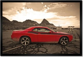 Poszterek keretben 60x40 Dodge Challenger Rt