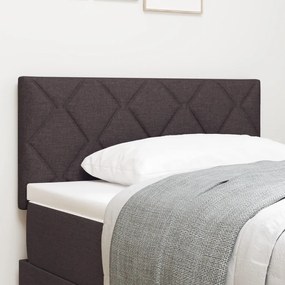 LED Fejtámla Gyémánt Blokk Dizájn Sötétbarna 100 cm Textil