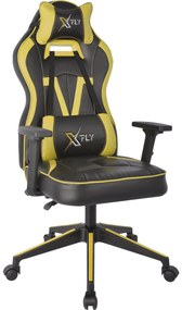 Irodai gamer szék Vamivo 4 (sárga + fekete) . 1093827