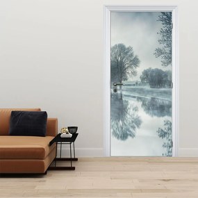 Fotótapéta ajtóra - Téli természet (95x205cm)
