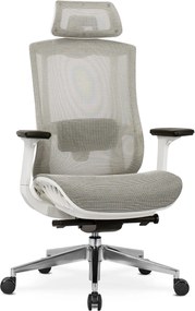 Forgószék ergonomikus kialakítással, bézs színben. SKY