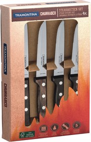 Tramontina Steak kés 4 el. Gaucho Polywood