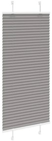 pliszírozott redőny antracit 65x100 cm szövetszélesség 64,4 cm