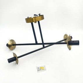 Brilagi - Felületre szerelt mennyezeti csillár MALIVA 4xE14/15W/230V arany