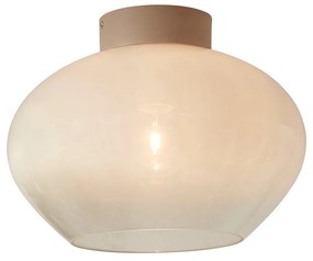 Bézs mennyezeti lámpa üveg búrával ø 35 cm Bologna – it's about RoMi