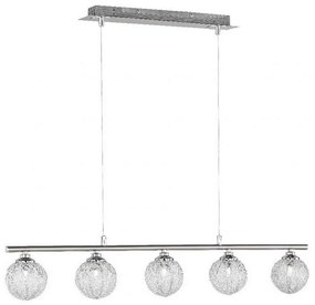 Paul Neuhaus 2790-55 - Csillár zsinóron WOMBLE 5xG9/28W/230V