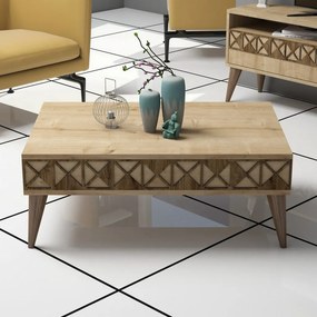 Nappali bútorszett, tölgy, 150 cm