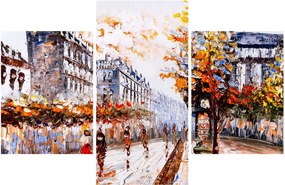 Kép - Városi élet (90x60 cm)