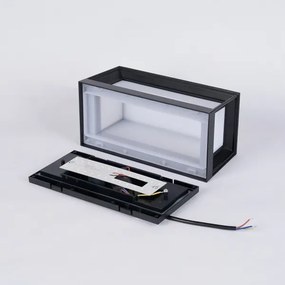 Brilagi - LED kültéri fali lámpatest PARKER LED/12W/230V 3000/4500/6000K fekete IP44