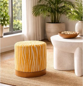 Mustársárga puff Savana – Mauro Ferretti