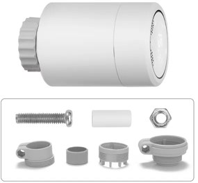 Immax NEO 07732C-KÉSZLET 4x Termosztatikus fej + BRIDGE PRO v3 2xAA/3V Wi-Fi Tuya