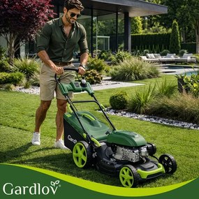 Benzinmotoros fűnyíró GARDLOV DriveXPro 196 cm³ - 51 cm kinyúlás, 60 literes kosár
