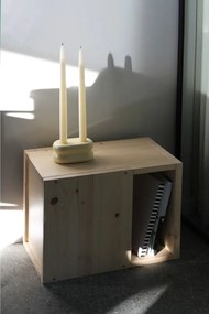 Natúr színű borovi fenyő éjjeliszekrény Grab It – Karup Design