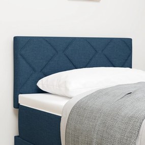 LED Fejtámla Gyémánt Blokk Dizájnnal Kék 80 cm Textil